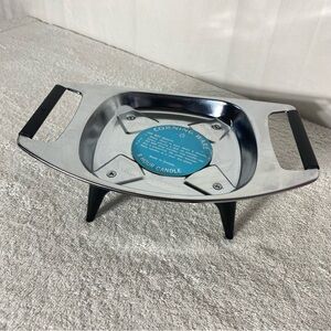 Vintage Corningware Royal Buffet Casserole Warming Stand With Original Candle